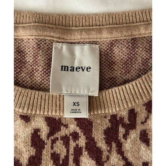 NWT Anthropologie MAEVE Puff-Sleeve Pullover Sweater - Picture 6 of 12